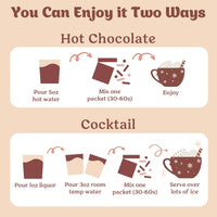 Cozy Hot Chocolate & Cocktail Mixer - 24ct Caddy