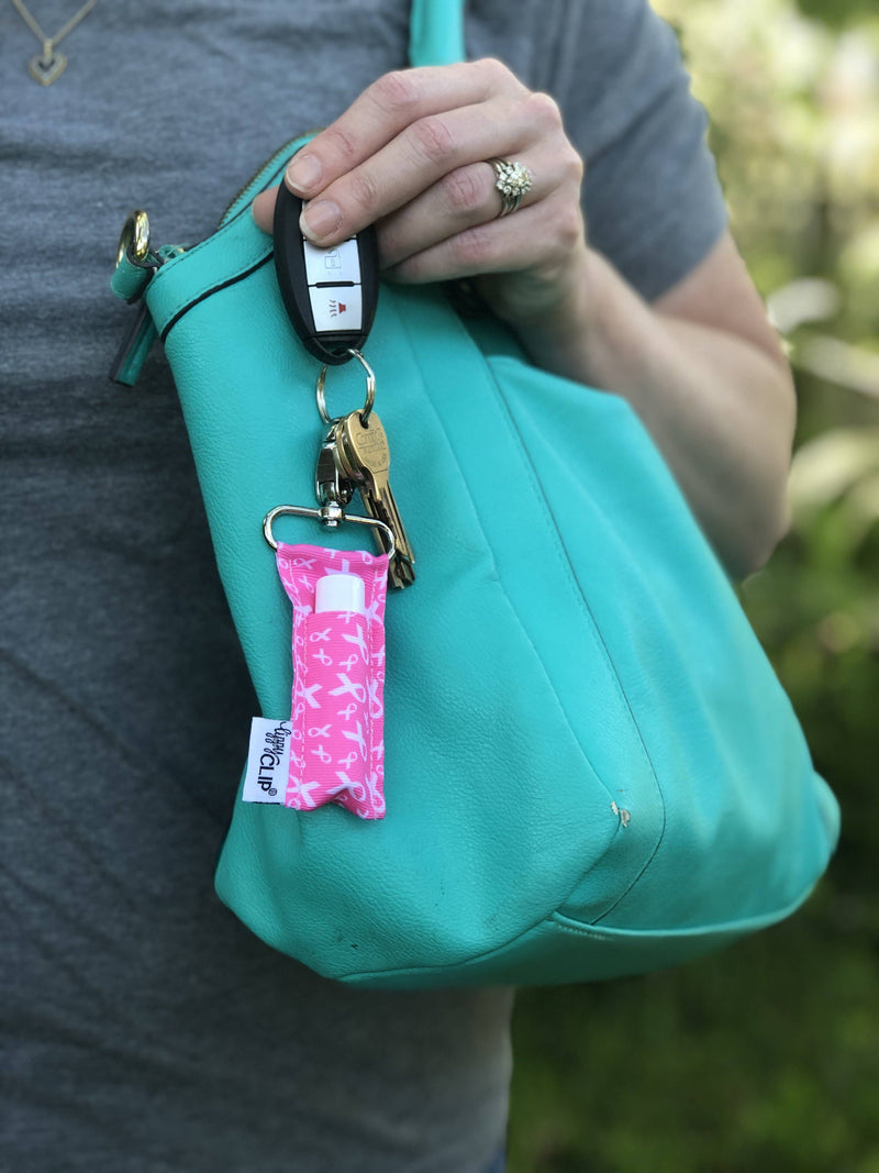 Breast Cancer Awareness LippyClip® Lip Balm Holder Chapstick