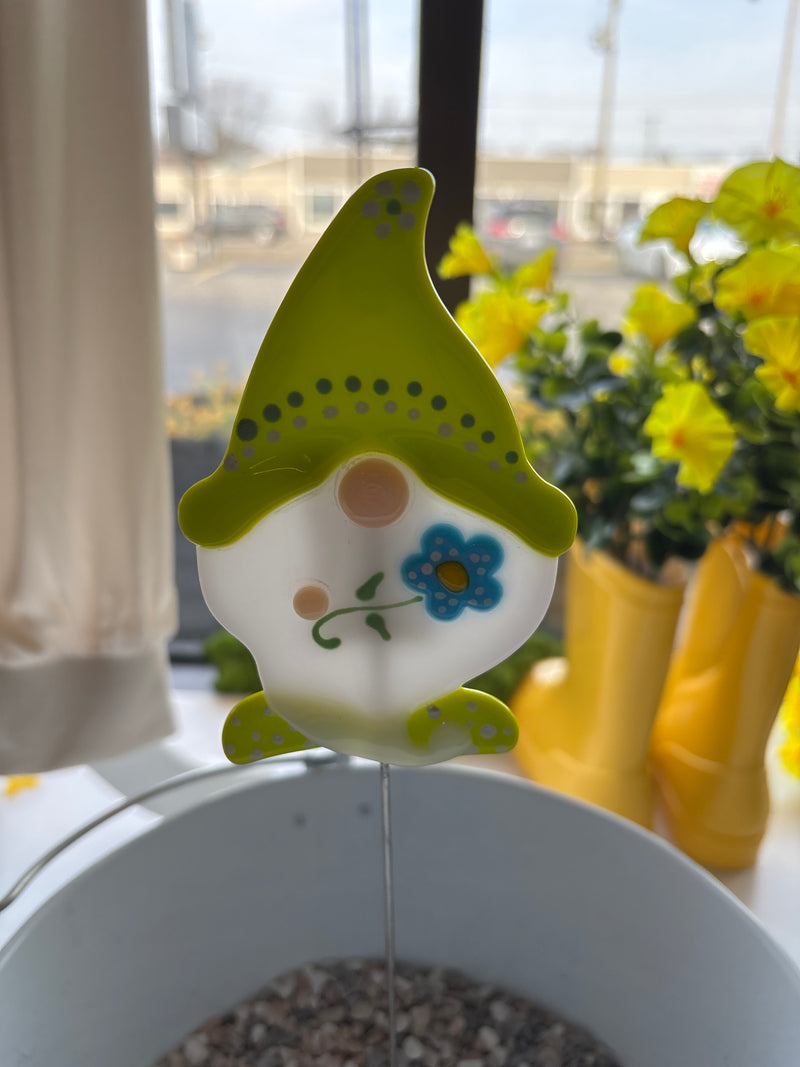 Glass Garden Stake