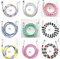 Colorful Beaded Phone Charging Cable