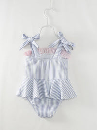 Strawberry Ruffle Kid's One Piece Swimsuit