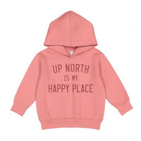 Up North Happy Place Kid's Sweatshirt in Mauve