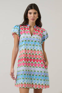 Berry Burst Orela Shift Mini Dress