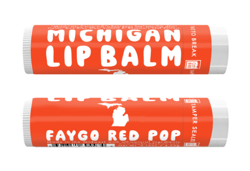 Michigan Organic Beeswax Lip Balm, Faygo Red Pop