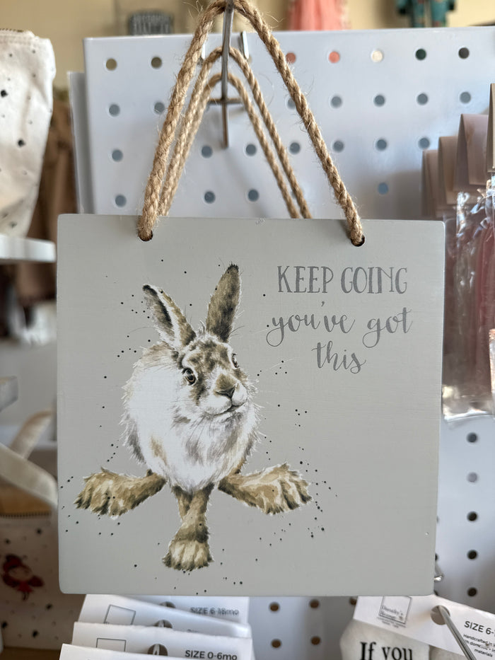 Little Wren Inspirational Wooden Plaque