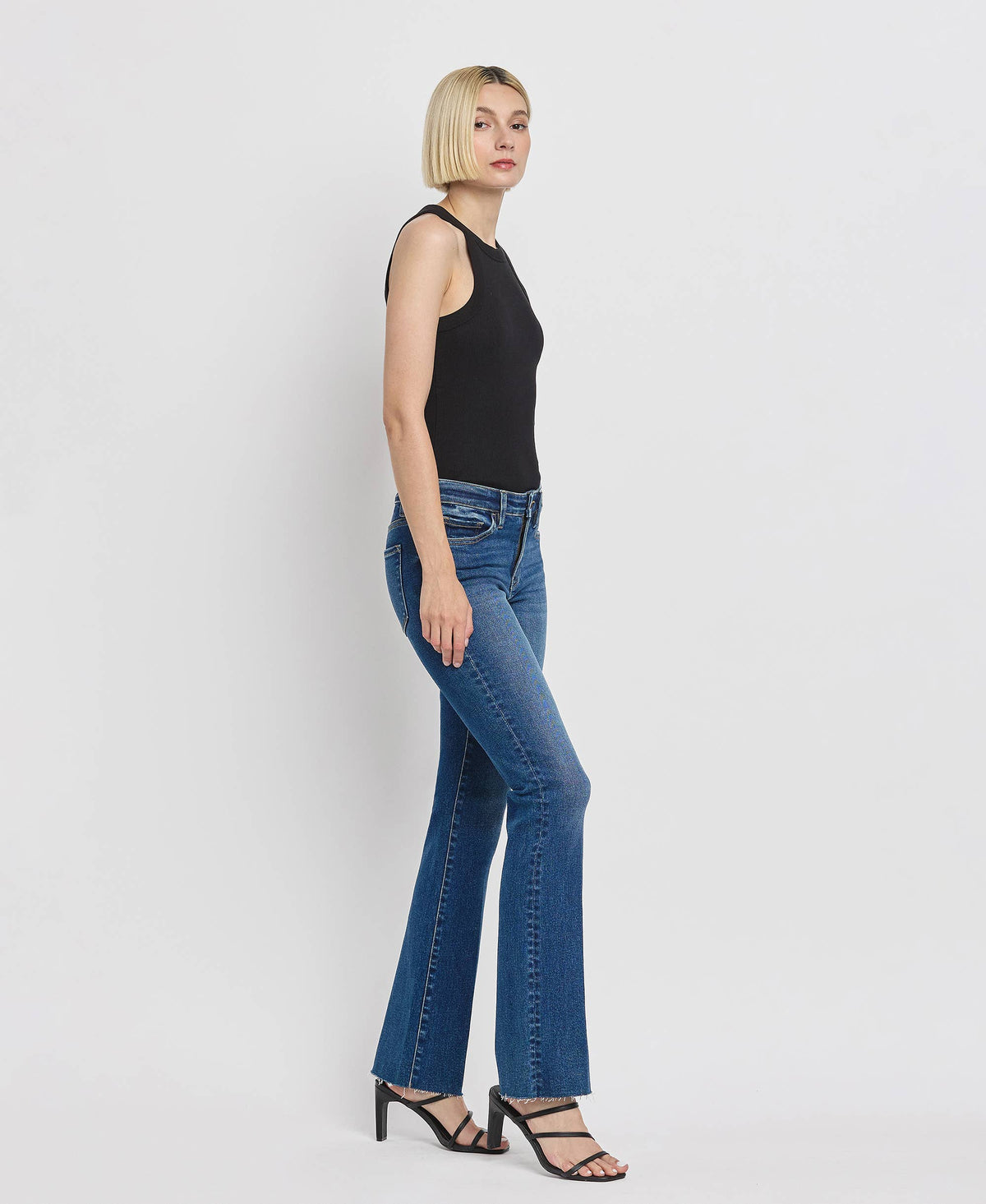 Mid-Rise Slim Bootcut Jeans