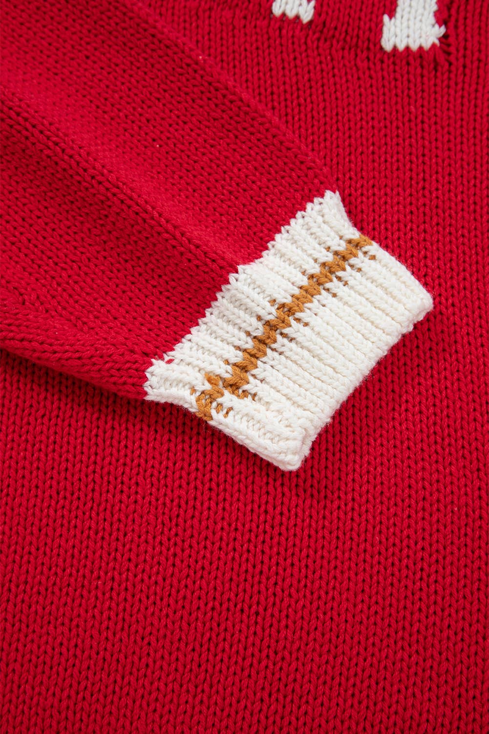 MERRY Color Block Drop Shoulder Christmas Sweater