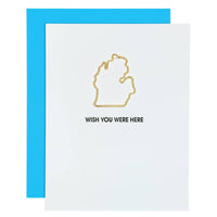 Wish You Were Here - Michigan State - Michigan PaperclipCard
