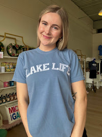 Lake Life Tee in Blue