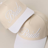 BRIDE Embroidered  Canvas Two-Tone Trucker Hat