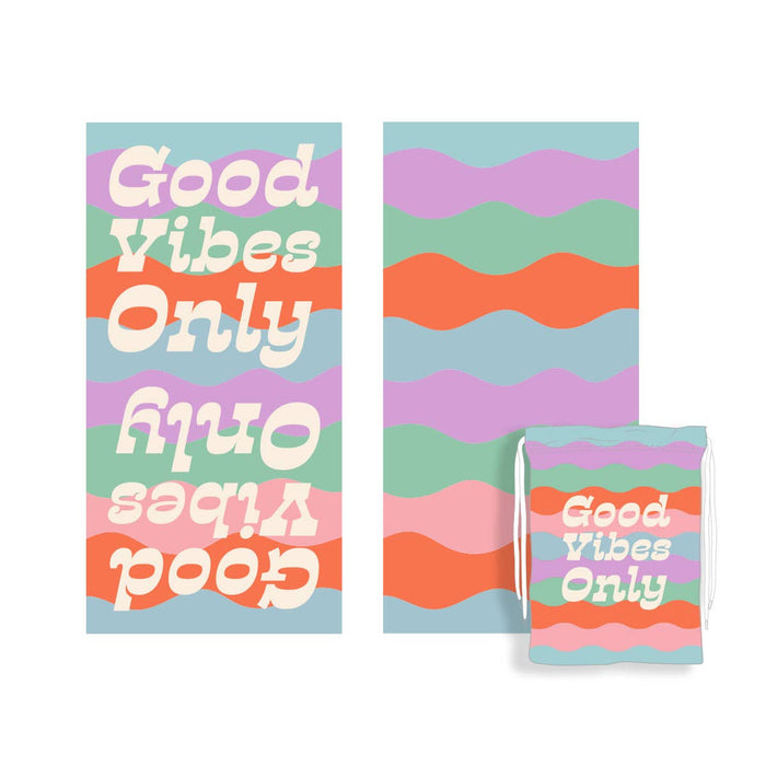 Good Vibes Quick Dry Beach Towels