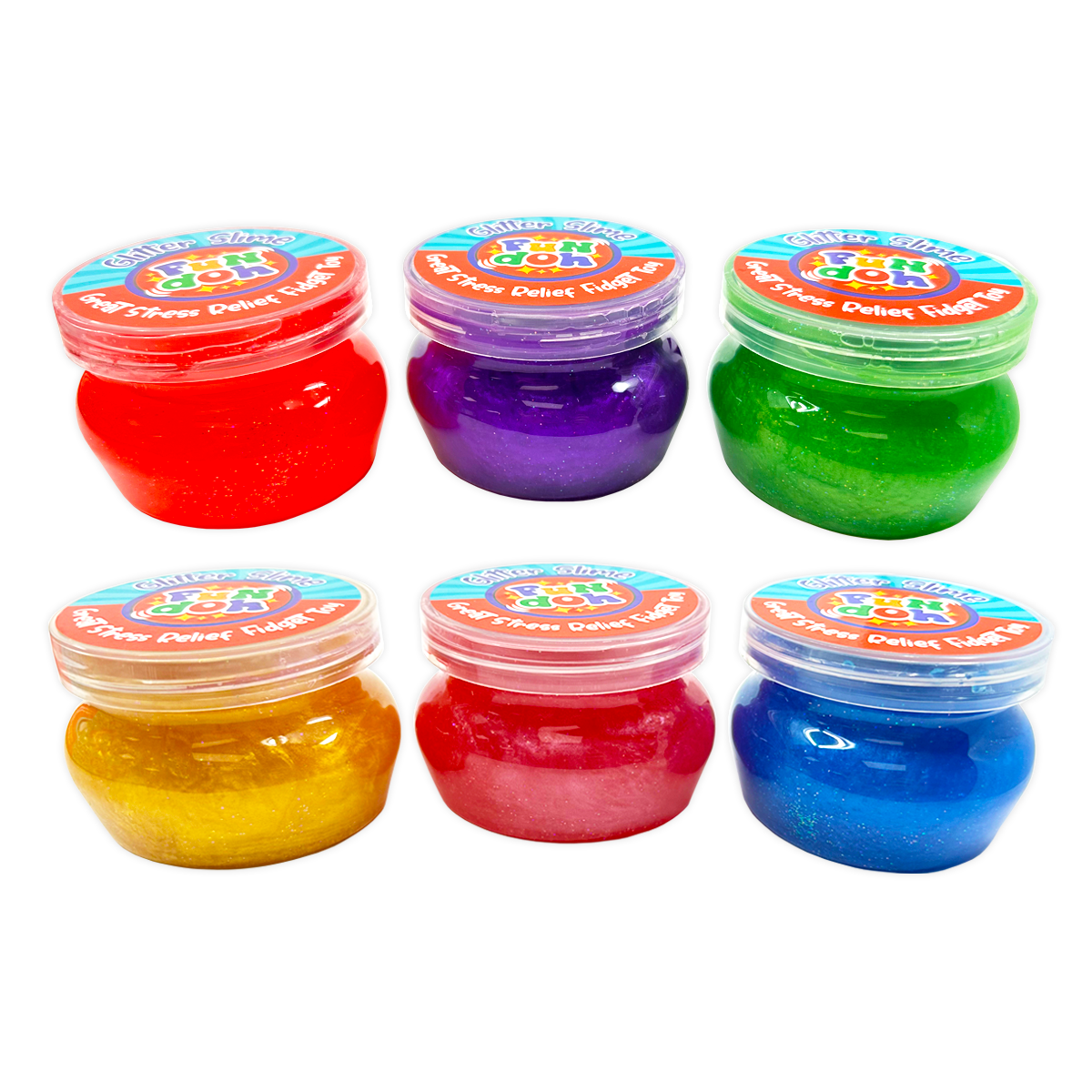 So Much Fun! Fun-Doh Fidget Glitter Slime