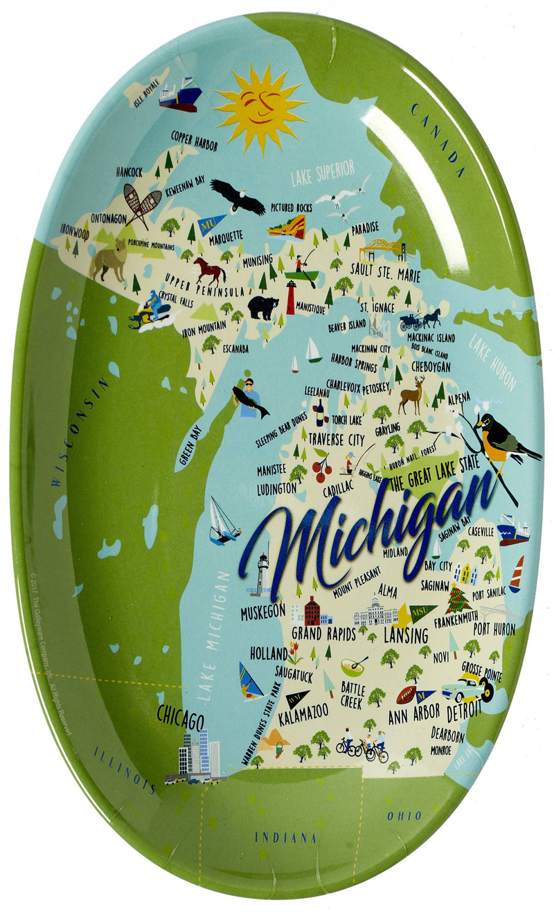 Michigan 8.5" Tidbit Tray