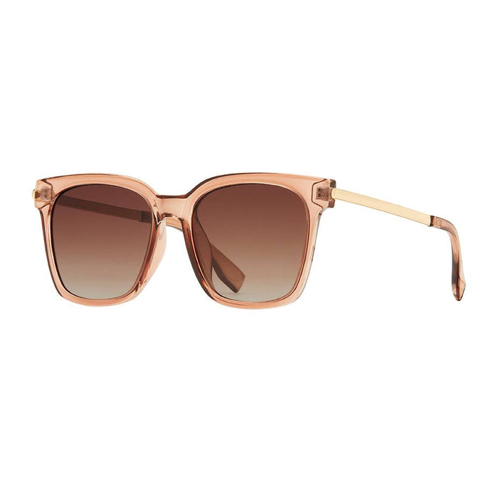 Brown & Gold Polarized Sunglasses