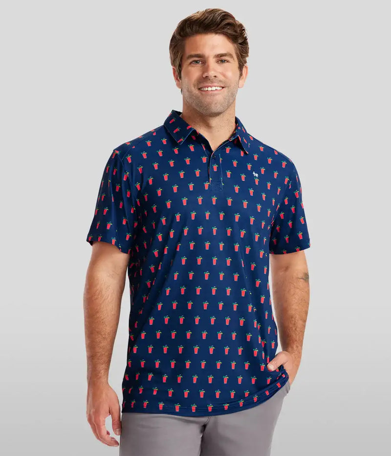 Bloody Mary Men’s Golf Polo Shirt