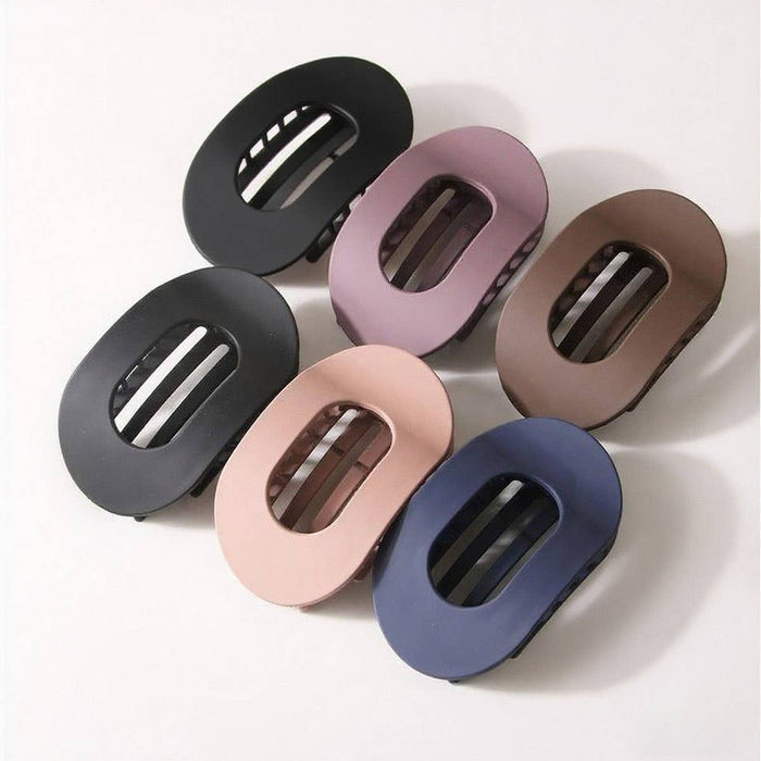 Flat Claw Clip in tan