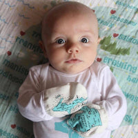 Pink Michigan Mittens Baby Scratch Mitts Blossom