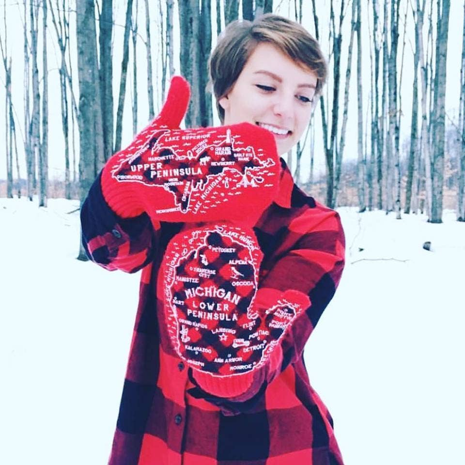 The Original Michigan Mittens: Fog Grey