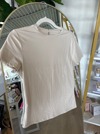 Basic Butter Soft T-Shirt in Apricot