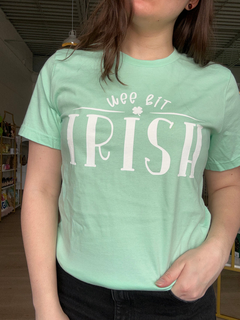 Wee Bit Irish Tee in Mint
