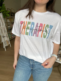 Occupational Therapist Tee in White