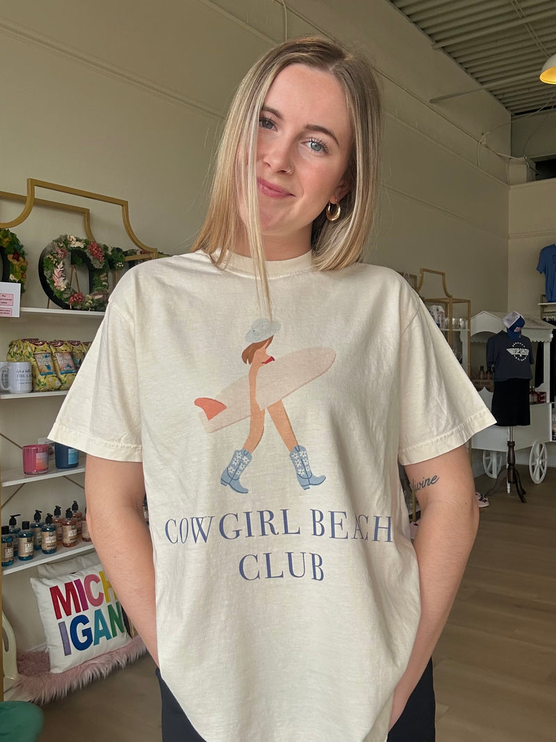 Cowgirl Beach Club Tee
