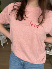Valentine's Embroidery XOXO Graphic Tee