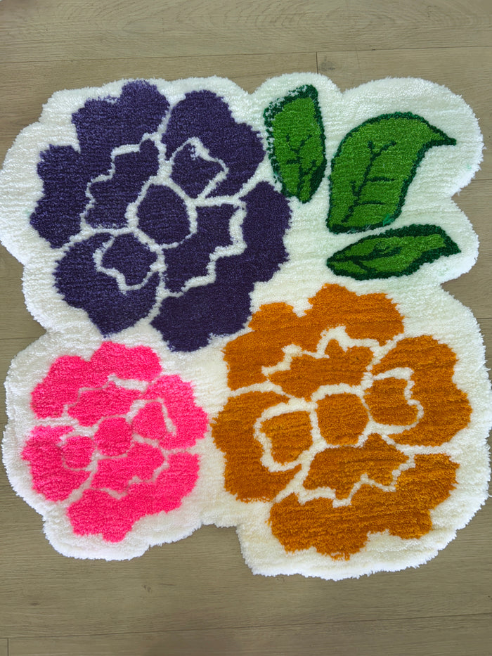 Handmade Floral Rug - CMI Collection
