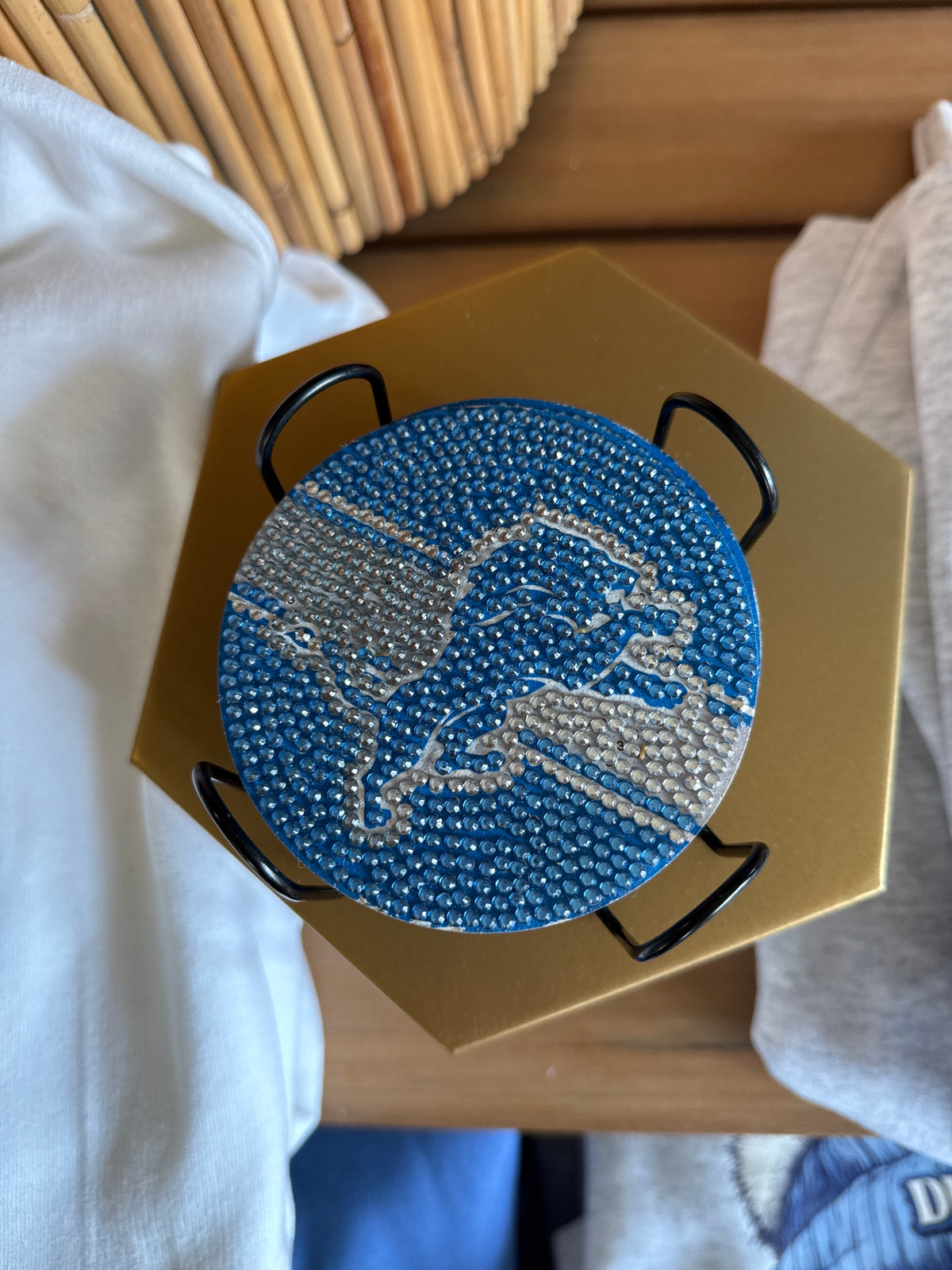 CMI Lions Diamond Dot Coaster