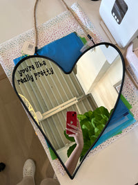 CMI Cricut Heart Mirror