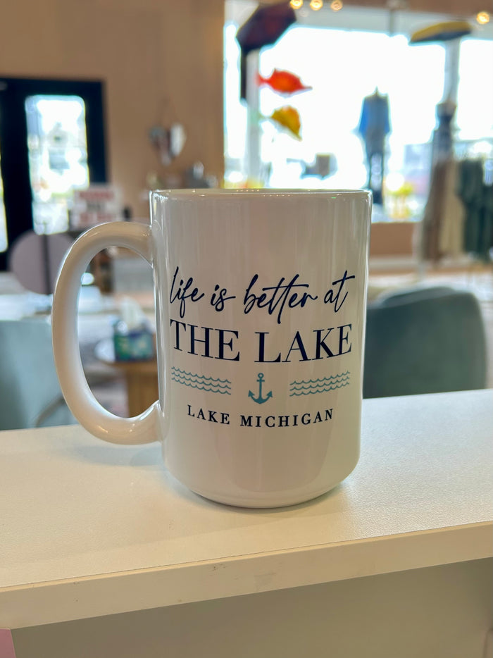 Life Is Better At The Lake 15oz  Coffee Mug