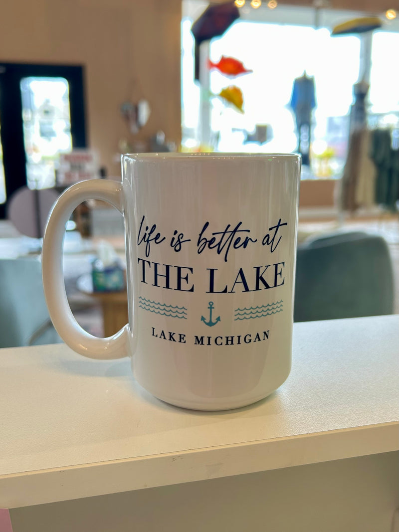 Life Is Better At The Lake 15oz  Coffee Mug