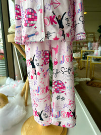 Swiftie Youth Pajamas in Pink and Purple