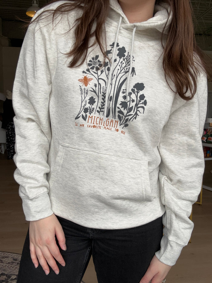 Michigan Is My Favorite Place to Bee Hoodie