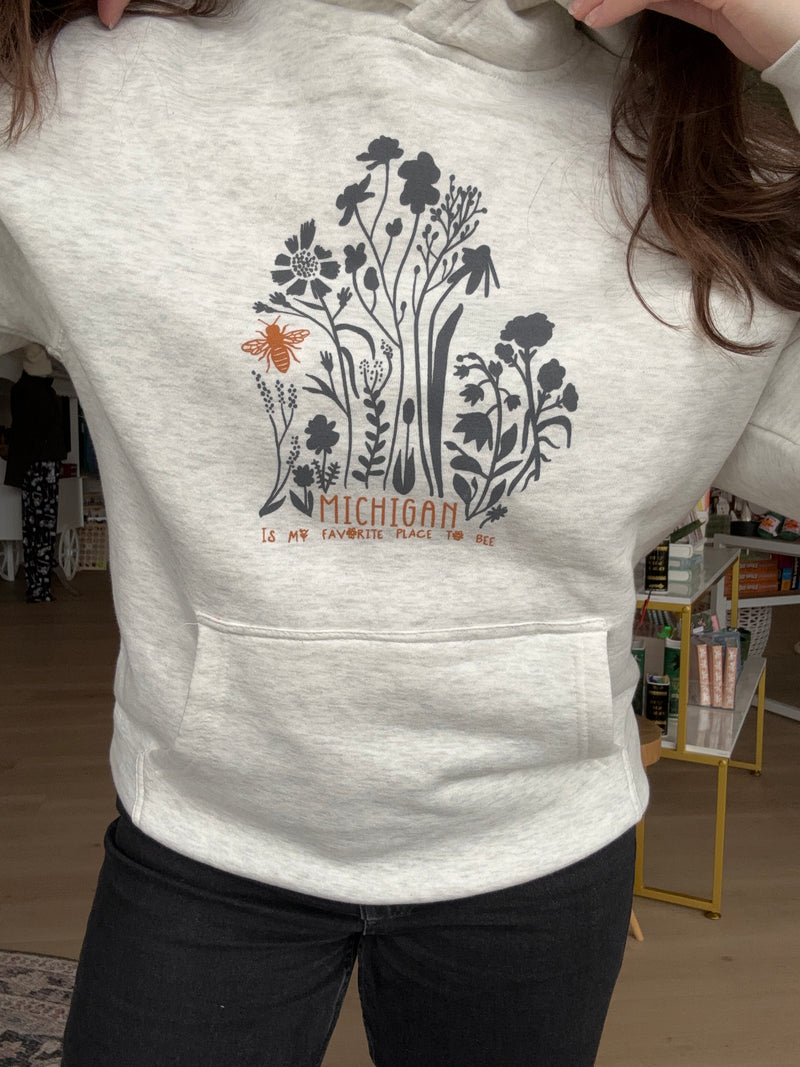 Michigan Is My Favorite Place to Bee Hoodie