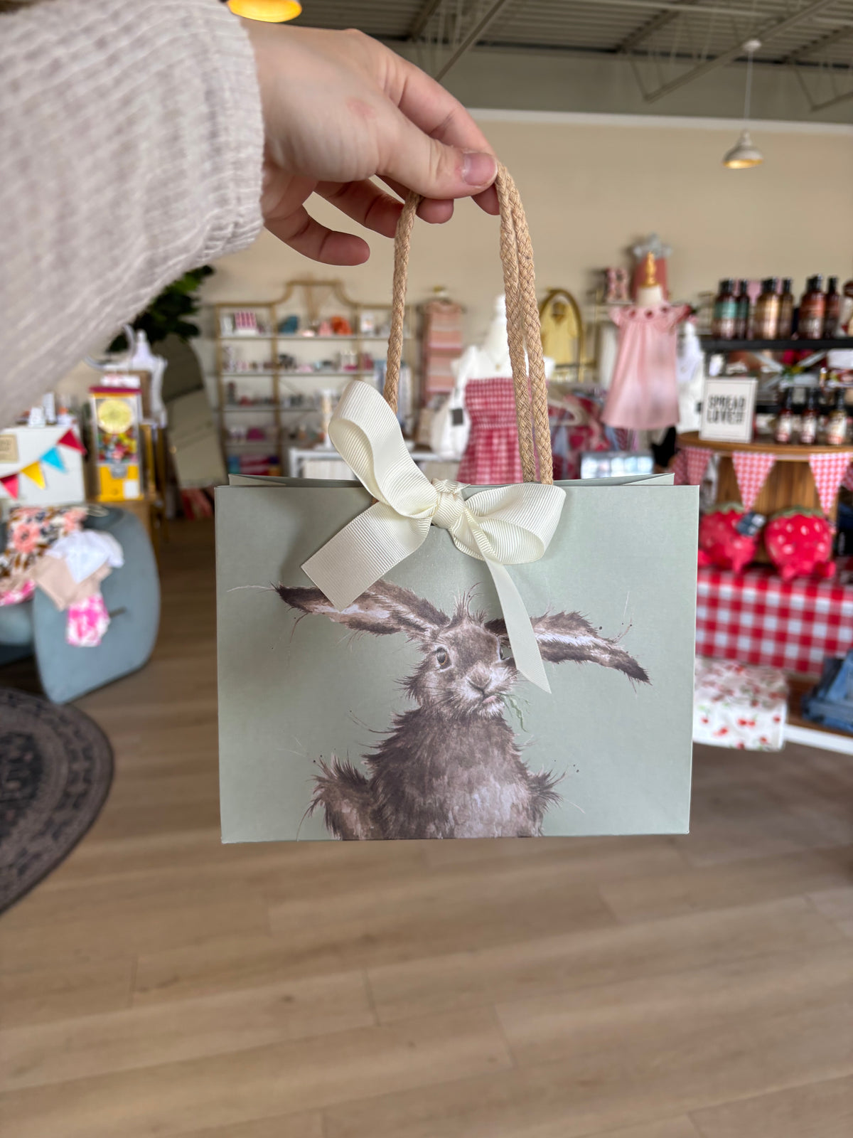 Hare gift bag