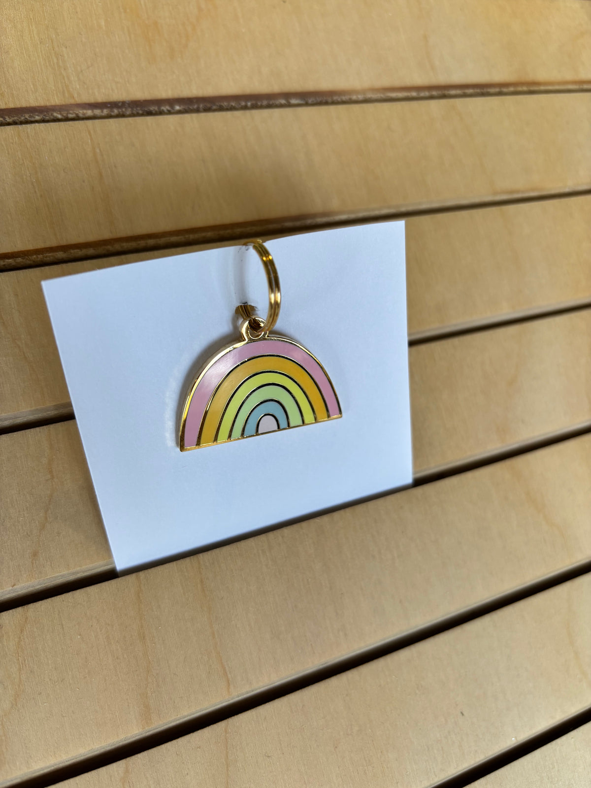 Rainbow Pet ID Tag