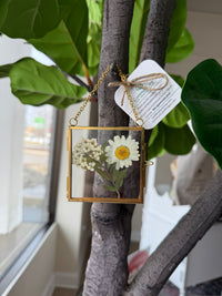 Hanging dried flower decor