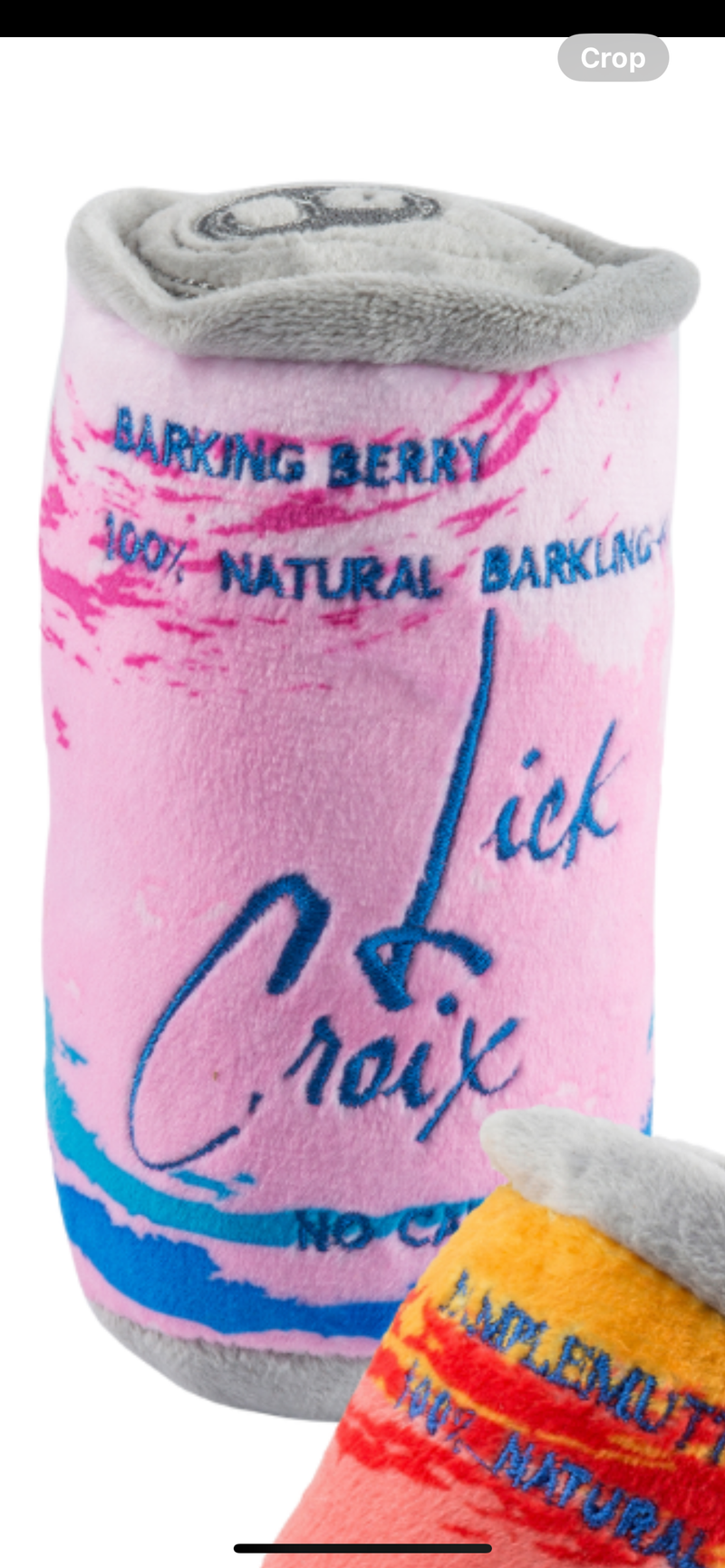 LickCroix Squeaker Dog Toy