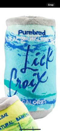 LickCroix Squeaker Dog Toy