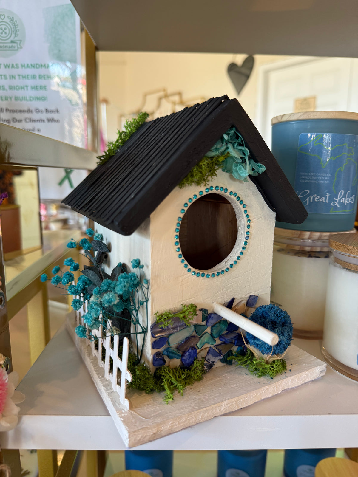 CommuniCare Handcrafted Birdhouses