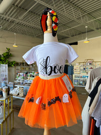 Kid's Halloween Tee in White