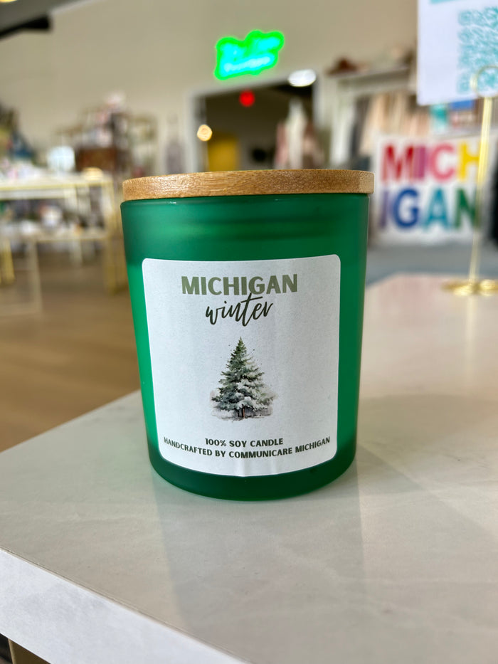 Michigan Winter Candle - CommuniCare