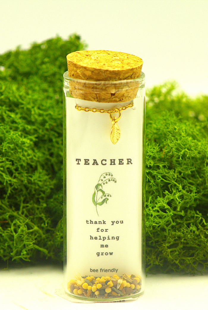 Thank You Teacher Gift: Leaf Necklace