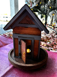 CommuniCare Lighted Wooden Birdhouse