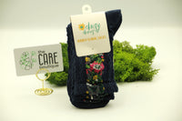 Audrey Vintage Socks in Navy