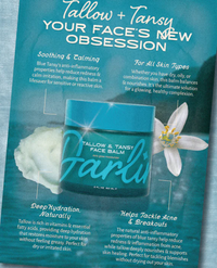 Tallow & Tansy Face Balm: Daily Glow Moisturizer