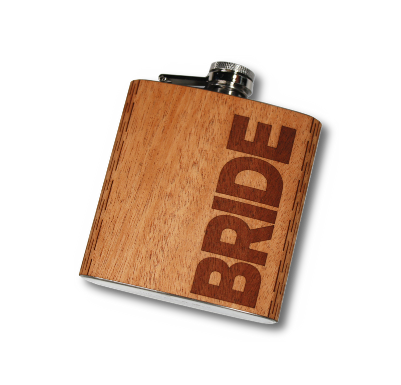 Wedding Party Hip Flasks 6 oz.