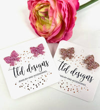 Acrylic Bows in Rose Gold