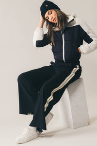 Striped Energy Pants in Black